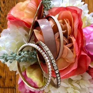 SALE Gold Tone Bracelet Set